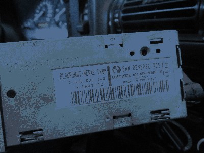 foto radia bmw reverse rds